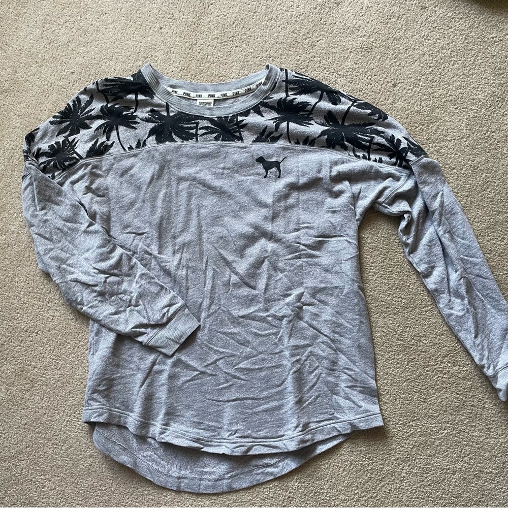 Palm tree crew neck